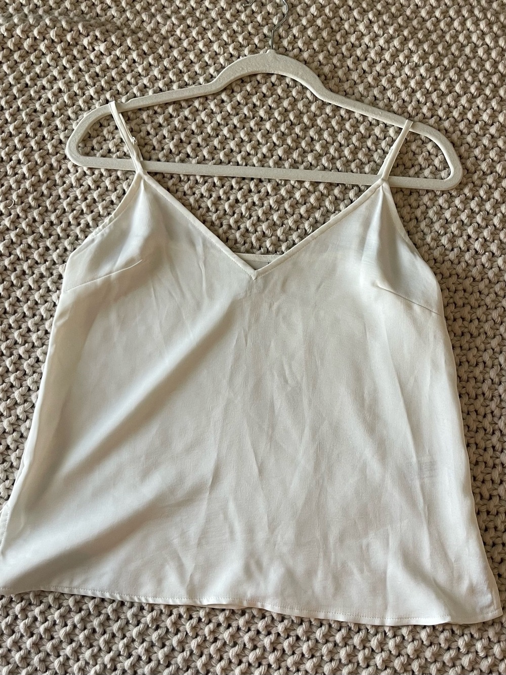 a new day Ivory V-Neck Spaghetti Strap Cami Tank